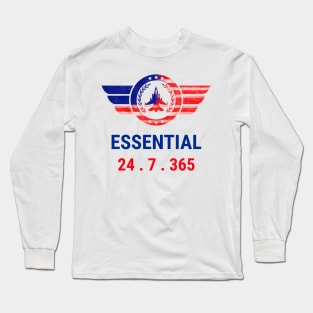 Essential 24.7.365 (Air force) Long Sleeve T-Shirt